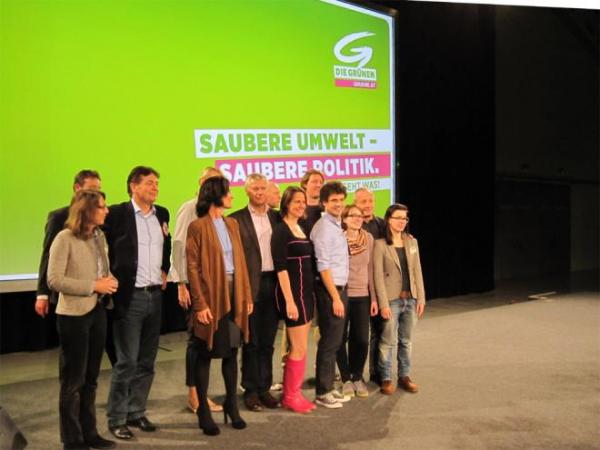 Die Grünen SpitzenkandidatInnen für die Nationalratswahl 2013